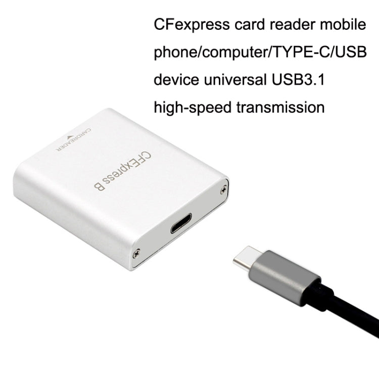 10G High Speed USB3.2 Z6/Z7 1DX3 Wiring CFEXPRESS Card Reader With A-C Line -  by buy2fix | Online Shopping UK | buy2fix