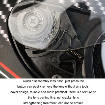 KUQIBAO Motorcycle Bluetooth Headset Double Lens Helmet With Braid, Size: XL(Scrub Black) - Helmets by KUQIBAO | Online Shopping UK | buy2fix