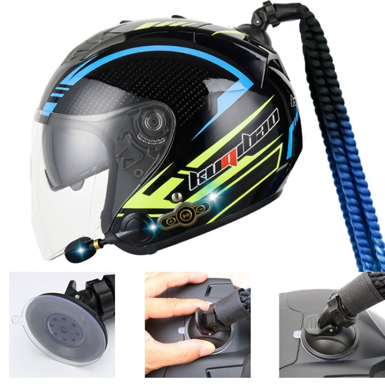 KUQIBAO Motorcycle Bluetooth Headset Double Lens Helmet With Braid, Size: XXL(White) - Helmets by KUQIBAO | Online Shopping UK | buy2fix