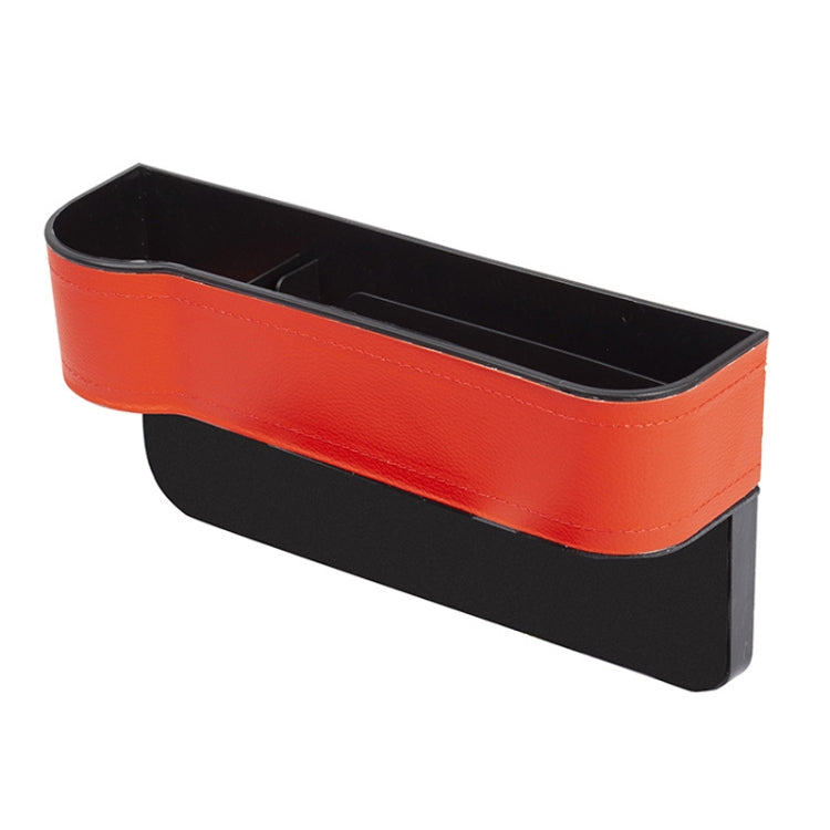 Car Seat Gap Interior PU Leather Storage Box Water Cup Holder(Principal Driver Red) - Stowing Tidying by buy2fix | Online Shopping UK | buy2fix