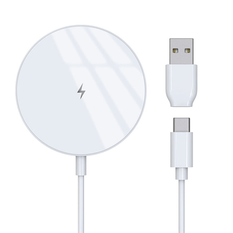 ROMOSS WF05P Phone Magnet Wireless Charger For iPhone 12 / 13 / 14 Series(White) - Wireless Charger by ROMOSS | Online Shopping UK | buy2fix