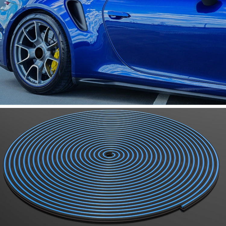 8m Car Wheel Anti-collision Protection Decorative Strip(Blue) - Decorative Strip by buy2fix | Online Shopping UK | buy2fix