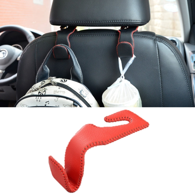 Car Hidden Multi-function Seat Back Seat Small Hook(Red) - Auto Fastener & Clips by buy2fix | Online Shopping UK | buy2fix