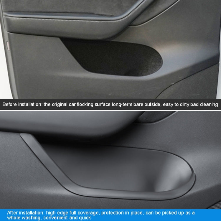 2pcs /Set For Tesla Model 3 Rear Door Car Door Storage Box Storage Accessories - Stowing Tidying by buy2fix | Online Shopping UK | buy2fix