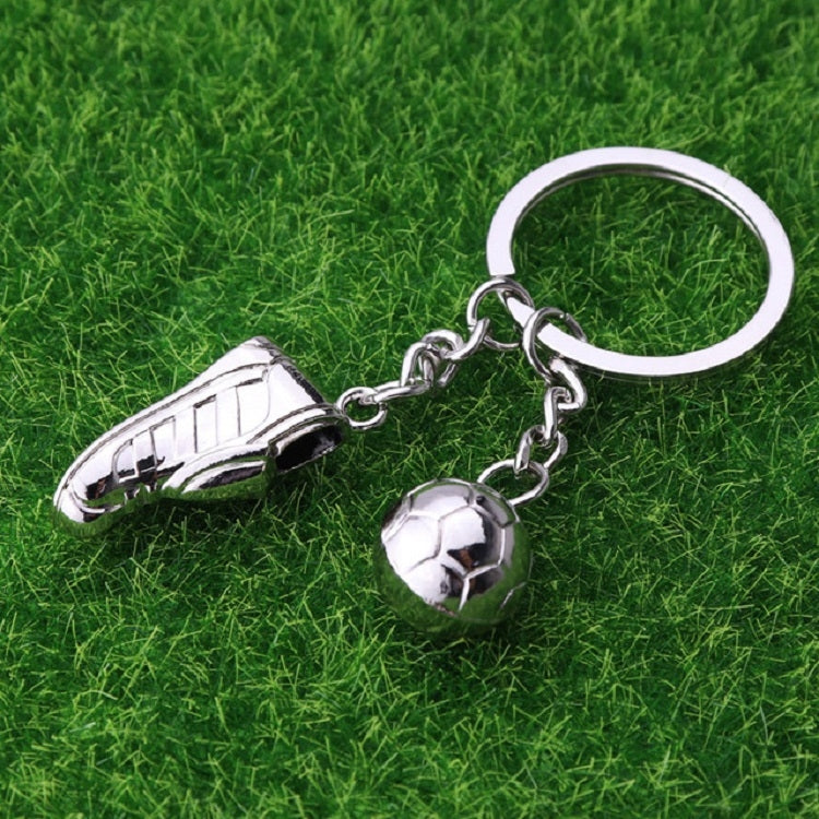 2 PCS Creative Football Gift Pendant Metal Football Shoe Keychain, Style:Football Shoes 389 - Key Rings by buy2fix | Online Shopping UK | buy2fix