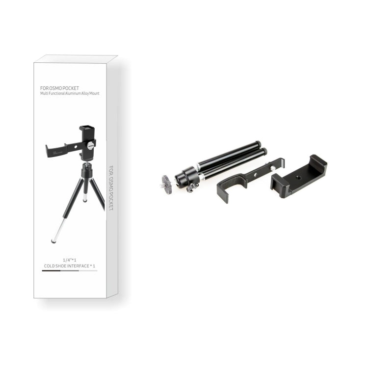 Multi-functional Aluminum Alloy Mount Tripod for DJI OSMO Pocket - DJI & GoPro Accessories by buy2fix | Online Shopping UK | buy2fix