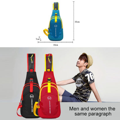 Motorcycle Waterproof Nylon Backpack Convenient Motorbike Chest Bag Backpack Camping Hiking Running Outdoor Sport Bag - Bags & Luggages by buy2fix | Online Shopping UK | buy2fix