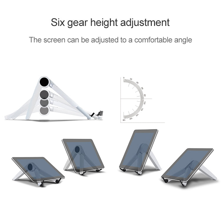 Tablet PC Laptop Desktop Bracket Cooling Triangle Bracket(White) - Computer & Networking by buy2fix | Online Shopping UK | buy2fix