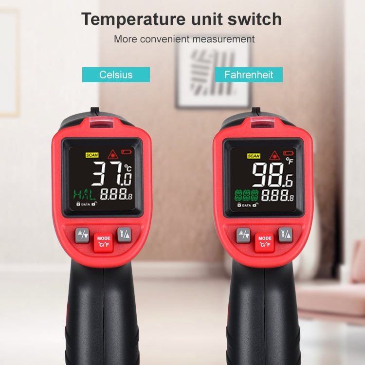 Wintact WT323A -50 Degree C~650 Degree C Handheld Portable Outdoor Non-contact Digital Infrared Thermometer - Thermostat & Thermometer by Wintact | Online Shopping UK | buy2fix