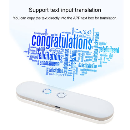 T4 Portable AI Smart Voice Translator Business Travel Real Time Translation Machine Support 42 Languages (Black) - Consumer Electronics by buy2fix | Online Shopping UK | buy2fix