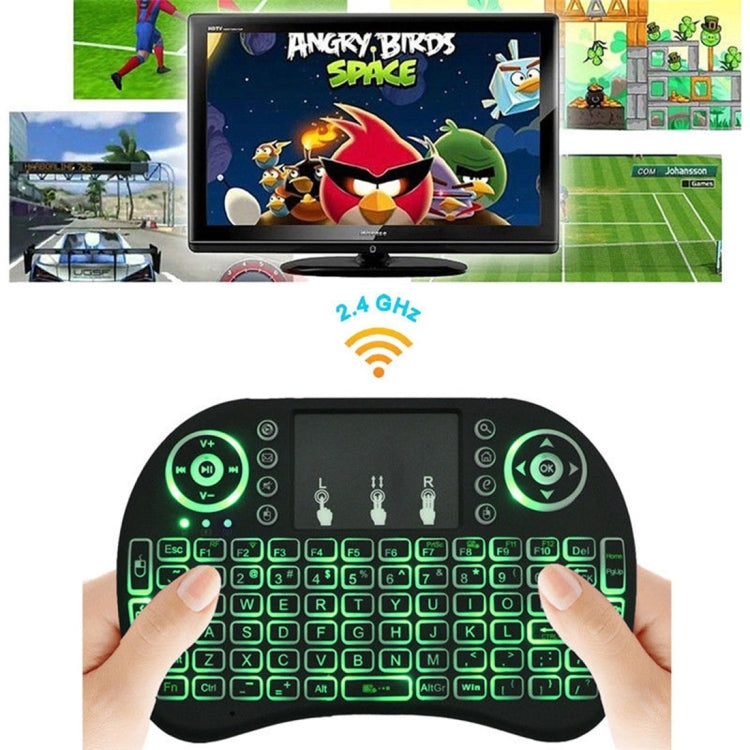 Support Language: Taiwanese i8 Air Mouse Wireless Backlight Keyboard with Touchpad for Android TV Box & Smart TV & PC Tablet & Xbox360 & PS3 & HTPC/IPTV - MINI PC Accessories & Gadgets by buy2fix | Online Shopping UK | buy2fix