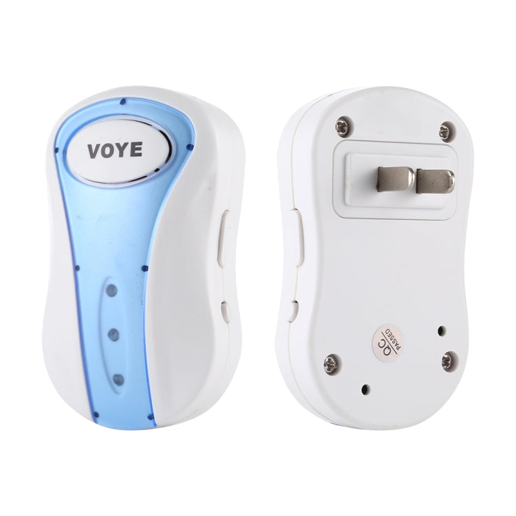 VOYE V008A Home Music Remote Control Wireless Doorbell with 38 Polyphony Sounds, US Plug(White) - Security by VOYE | Online Shopping UK | buy2fix