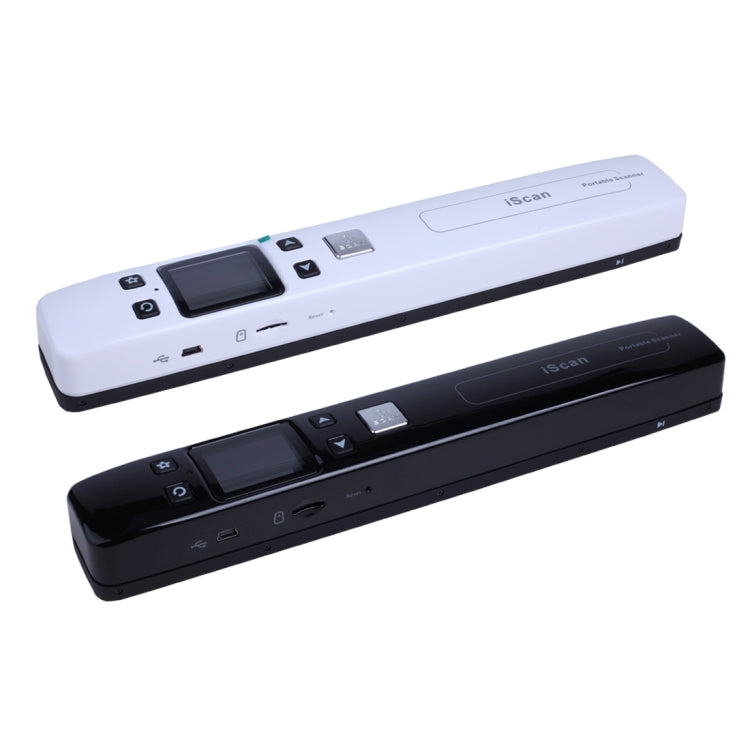 iScan02 Double Roller Mobile Document Portable Handheld Scanner with LED Display,  Support 1050DPI  / 600DPI  / 300DPI  / PDF / JPG / TF(White) - Consumer Electronics by buy2fix | Online Shopping UK | buy2fix