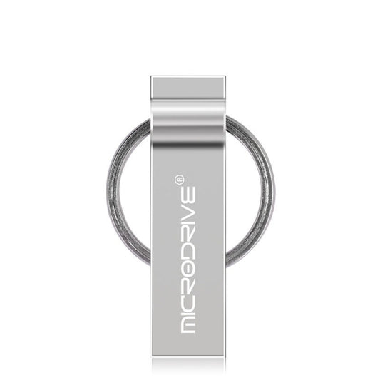 MicroDrive 16GB USB 2.0 Metal Keychain U Disk (Grey) - Computer & Networking by MicroDrive | Online Shopping UK | buy2fix