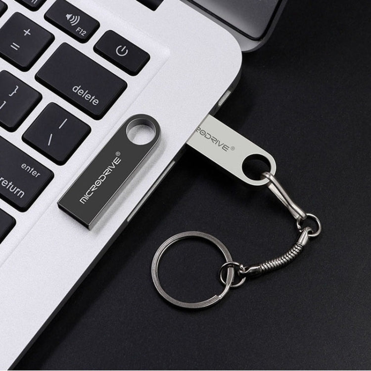 MicroDrive 16GB USB 2.0 Metal Waterproof High Speed U Disk(Grey) - Computer & Networking by MicroDrive | Online Shopping UK | buy2fix
