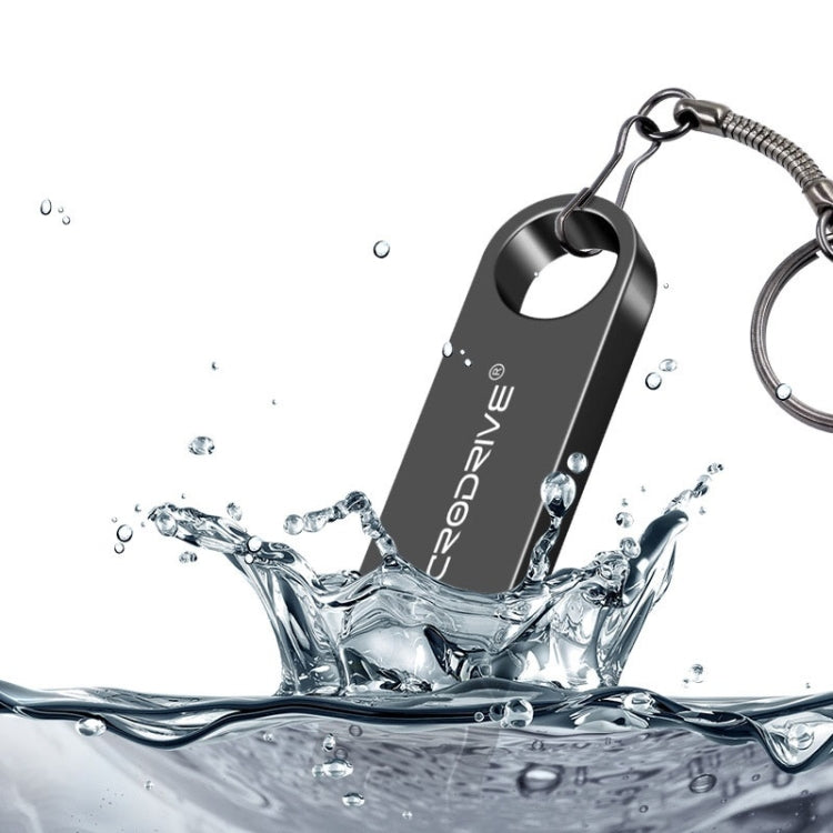 MicroDrive 32GB USB 2.0 Metal Waterproof High Speed U Disk(Black) - Computer & Networking by MicroDrive | Online Shopping UK | buy2fix