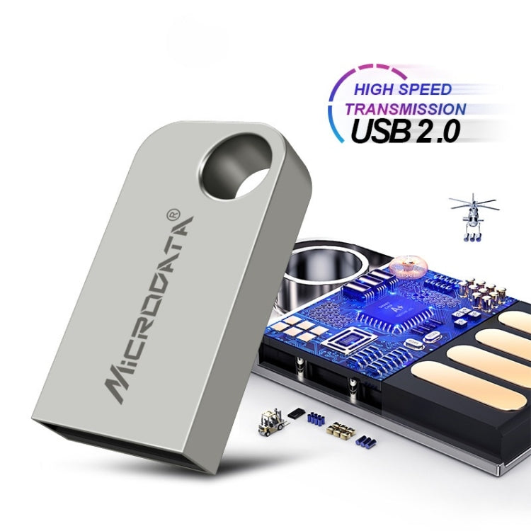 Microdata 32GB USB 2.0 Mini Metal U Disk - USB Flash Drives by Microdata | Online Shopping UK | buy2fix