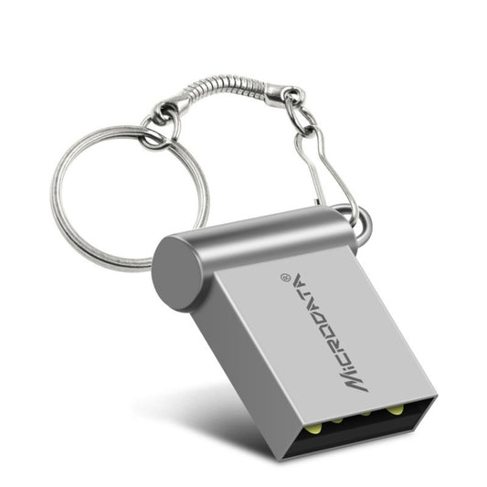 MiCRODATA 16GB USB 2.0 Computer and Car Two-use Mini U Disk(Silver Grey) - USB Flash Drives by MiCRODATA | Online Shopping UK | buy2fix