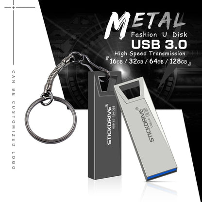 STICKDRIVE 64GB USB 3.0 High Speed Mini Metal U Disk (Silver Grey) - Computer & Networking by STICKDRIVE | Online Shopping UK | buy2fix