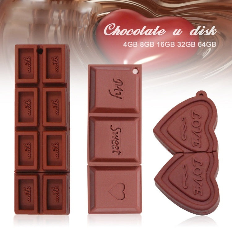 MicroDrive 128GB USB 2.0 Creative Chocolate U Disk - Computer & Networking by MicroDrive | Online Shopping UK | buy2fix