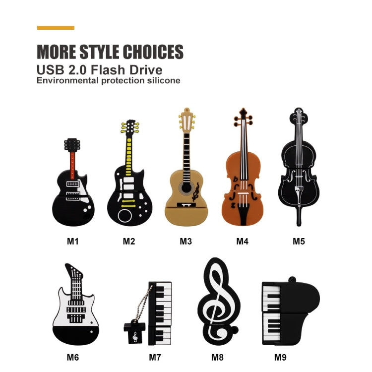 MicroDrive 64GB USB 2.0 Music Note U Disk - USB Flash Drives by MicroDrive | Online Shopping UK | buy2fix